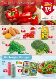 Gazetka promocyjna Rewe - Prospekte - Gazetka - ważna od 19.12 do 19.12.2021 - strona 3 - produkty: bio, brokkoli, cola, eimer, eis, kartoffel, kartoffeln, kühlregal, paprika, paprika rot, regal, rewe beste wahl, Romatomaten, rucola, salat, Schal, Schale, smoothie, smoothies, speisekartoffeln, Süßkartoffeln, Ti, tomate, tomaten, true fruits