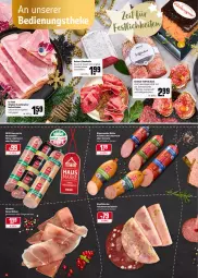 Gazetka promocyjna Rewe - Prospekte - Gazetka - ważna od 19.12 do 19.12.2021 - strona 6 - produkty: aufschnitt, camembert, elle, gin, Hausmacher, hausmarke, kernschinken, kochschinken, leberwurst, mac, natur, Pommersche, reinert, rewe hausmarke, rügenwalder, rügenwalder mühle, saft, salami, schinken, Spezi, tee, teewurst, Trüffel, wurst