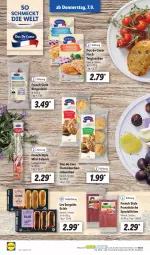 Gazetka promocyjna Lidl - Aktionsprospekt - Gazetka - ważna od 09.09 do 09.09.2023 - strona 50 - produkty: fisch, flammkuchen, kuchen, lamm, Mini-Salami, ndk, ring, salami, Schal, Schale, Spezi, Tasche, taschen, Ti