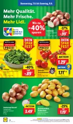 Gazetka promocyjna Lidl - Aktionsprospekt - Gazetka - ważna od 09.09 do 09.09.2023 - strona 52 - produkty: angebot, coupon, eis, feldsalat, kartoffel, kartoffeln, ndk, Rauch, reis, salat, Schal, Schale, Schalotte, speisekartoffeln, strauchtomaten, Ti, tomate, tomaten, zwiebel
