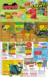 Gazetka promocyjna Jawoll - Prospekte - Gazetka - ważna od 08.04 do 08.04.2023 - strona 1 - produkty: angebot, angebote, Anhänger, auer, ball, Bank, Begonia, blume, blumen, blumenkohl, Brei, cocktail, dekokissen, dekoration, dünger, eier, eimer, eis, erde, Fahrrad, fleisch, garnelen, Garten, gartenbank, Gemüseerde, geranie, hakle, hakle toilettenpapier, hängesessel, Holz, Insektennetz, Kinder, kissen, kohlrabi, kopfkissen, kopfsalat, korb, kraft, leine, LG, lindor, lindt, nestlé, papier, Pelargonium, pflanze, pflanzen, pflanzerde, pralinen, prophete, rasen, rasendünger, reifen, reis, rosen, sac, salat, sekt, sessel, siena, sonderposten, stapelstuhl, stuhl, Ti, toilettenpapier, tomate, tomaten, topf, ZTE