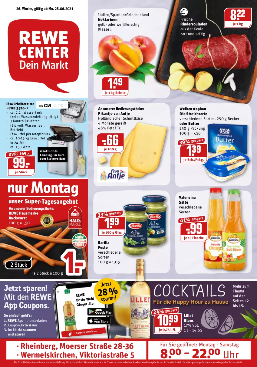 Aktueller Prospekt Rewe - Prospekte - von 28.06 bis 03.07.2021 - strona 1