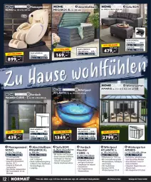 Gazetka promocyjna Norma - Norma - Gazetka - ważna od 30.11 do 30.11.2023 - strona 12 - produkty: aust, body, braun, eis, Garten, hocker, kissen, kopfstütze, lautsprecher, Liege, ndk, pool, reis, Ria, sessel, Sofa, stuhl, stuhlkissen, Ti, timer, uv-schutz, wasser, Whirlpool