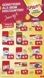 Gazetka promocyjna Famila - Prospekte - Gazetka - ważna od 04.01 do 04.01.2025 - strona 23 - produkty: beutel, bohne, bohnen, bohnenkaffee, braun, Cashew, discount, drink, eis, erdnüsse, kaffee, keks, kondensmilch, löslicher bohnenkaffee, milch, natur, reis, salz, schoko, schokolade, Ti, vollmilch, ZTE