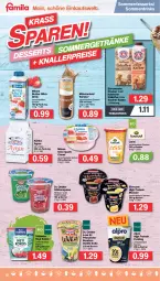 Gazetka promocyjna Famila - Prospekte - Gazetka - ważna od 16.07 do 16.07.2022 - strona 12 - produkty: alpro, Ayran, bärenmarke, Becher, bourbon, bourbon vanille, butter, creme, dessert, desserts, Dr. Oetker, drink, drinks, ehrmann, eis, erde, götterspeise, himbeer, kaffee, kakao, kokos, Meister, milch, milram, mousse, pudding, quark, reis, söbbeke, Soße, vanille, waldmeister