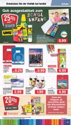 Gazetka promocyjna Famila - Prospekte - Gazetka - ważna od 16.07 do 16.07.2022 - strona 25 - produkty: buntstifte, collegeblock, creme, decke, Deckel, eis, Hefte, Kinder, kraft, Leuchte, leuchten, linsen, Lusti, nuss, schoko, Schokolinsen, stifte, tablet, tablett, Tablette, Ti, Toniebox, uhu