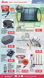 Gazetka promocyjna Famila - Prospekte - Gazetka - ważna od 16.07 do 16.07.2022 - strona 30 - produkty: adapter, auer, auto, Bad, ball, elle, Fahrrad, Holz, korb, Kugel, luftmatratze, matratze, matratzen, messer, mint, reifen, ring, schlauch, schrauben, Spezi, stifte, Tasche, Teleskop, Ti, tragetasche, Trampolin