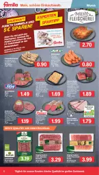 Gazetka promocyjna Famila - Prospekte - Gazetka - ważna od 16.07 do 16.07.2022 - strona 6 - produkty: ammerländer, aus dem kühlregal, Bau, braten, bratwurst, eintopf, eis, fleisch, Garten, gewürz, Gewürzmischung, gin, holsteiner, Käse, kasseler, kernschinken, kotelett, kräuter, kräutern, kühlregal, mac, merl, Mett, metten, Mettenden, mit zwiebeln, pfeffer, prosciutto, prosciutto crudo, regal, rezept, rohschinken, rotwein, salami, salz, Schere, schinken, schinkenwurst, schnitten, schwein, schweine, schweinefleisch, Spezi, spinat, steiner, Ti, topf, wein, weine, wurst, zwiebel, zwiebeln