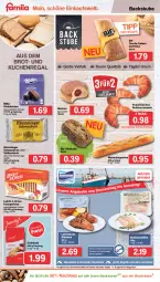 Gazetka promocyjna Famila - Prospekte - Gazetka - ważna od 16.07 do 16.07.2022 - strona 8 - produkty: backwaren, baguette, baguettes, berliner, bifi, bio, brot, butter, Croissant, eis, Faktu, filet, Käse, korn, Kornbrot, kuchen, lachs, milka, regal, reis, Rotbarsch, rotbarschfilet, salami, Schwarzbrot, spitzenqualität, steak, stube, Tasche, Ti, uhr, vita, vollkornbrot, zucker