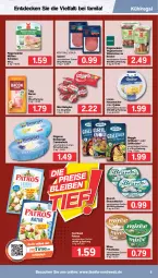 Gazetka promocyjna Famila - Prospekte - Gazetka - ważna od 16.07 do 16.07.2022 - strona 9 - produkty: aufstrich, babybel, bacon, Bad, Becher, brot, brotaufstrich, camembert, decke, frischkäse, grill, Hausmacher, hochland, Käse, Knödel, kühlregal, Loose, mac, meggle, mini babybel, miree, mühlen schinken, patros, quäse, regal, Rügener, rügener badejunge, rügenwalder, rügenwalder mühle, salami, schinken, Ti, tulip, Vegeta, würstchen