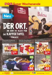 Gazetka promocyjna Netto Marken-Discount - Filial-Angebote - Gazetka - ważna od 19.02 do 19.02.2022 - strona 34 - produkty: apfel, Apfelkuchen, coppenrath, eis, frucht, kaffee, kirsch, kuchen, Kuchenschnitte, milka, Muffin, ndk, oreo, reis, Ria, schnitten, schoko, schokolade, schokoladen, stube, Ti, versandkostenfrei