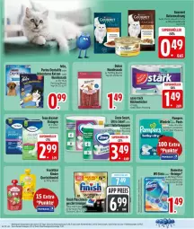 Gazetka promocyjna Edeka - Prospekte - Gazetka - ważna od 02.05 do 02.05.2026 - strona 22 - produkty: adventuros, baby-dry, beutel, bio, Discreet, domestos, eis, felix, Finish, flasche, frucht, geschirr, hundesnack, katzennahrung, Kinder, küche, Küchen, küchentücher, pampers, Pants, papier, purina, quetschbeutel, Rauch, reiniger, reis, rwe, snack, Ti, toilettenpapier, tücher, Weste, windeln, windeln oder pants, zewa, ZTE