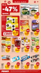 Gazetka promocyjna Penny - Prospekte - Gazetka - ważna od 23.11 do 23.11.2024 - strona 14 - produkty: ACC, Alcon, bihophar, bonne maman, chia, creme, frucht, gin, haselnuss, honig, jacobs, jacobs tassimo, keks, kekse, konfitüre, Ländertee, latte, mac, macchiato, mam, milka, natur, nuss, orange, oreo, pfirsich, sim, tassimo, tee, teekanne, vanille, WICK, zucker