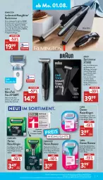 Gazetka promocyjna Aldi Nord - Aldi-Vorschau - Gazetka - ważna od 06.08 do 06.08.2022 - strona 11 - produkty: avocado, braun, edelstahl, eis, Elektro, erde, haarglätter, kissen, Lockenstab, rasierer, Rasierklinge, rasierklingen, reifen, reis, remington, rwe, skinguard, Ti, wasser, ZTE