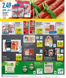 Gazetka promocyjna Diska - Prospekte - Gazetka - ważna od 03.09 do 03.09.2022 - strona 4 - produkty: bio, deka, edeka bio, eis, ente, fleisch, Frische Hähnchen, gin, hackfleisch, hackfleisch gemischt, Hähnchensteak, hähnchensteaks, leberwurst, malz, marinade, natur, pfeffer, Pfefferbeißer, reis, Rippen, salami, schinken, schinkenspeck, schwein, schweine, Speck, steak, steaks, Ti, tiefpreis, wein, weine, wurst