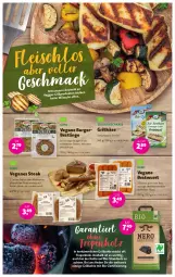 Gazetka promocyjna Denns Biomarkt - Prospekte - Gazetka - ważna od 12.09 do 12.09.2023 - strona 14 - produkty: bio, bratwurst, burger, eis, fleisch, Fleischalternative, frischkäse, grill, Grillkäse, Grillkohle, Holz, Käse, mac, natur, Schal, steak, Ti, veggie, wurst