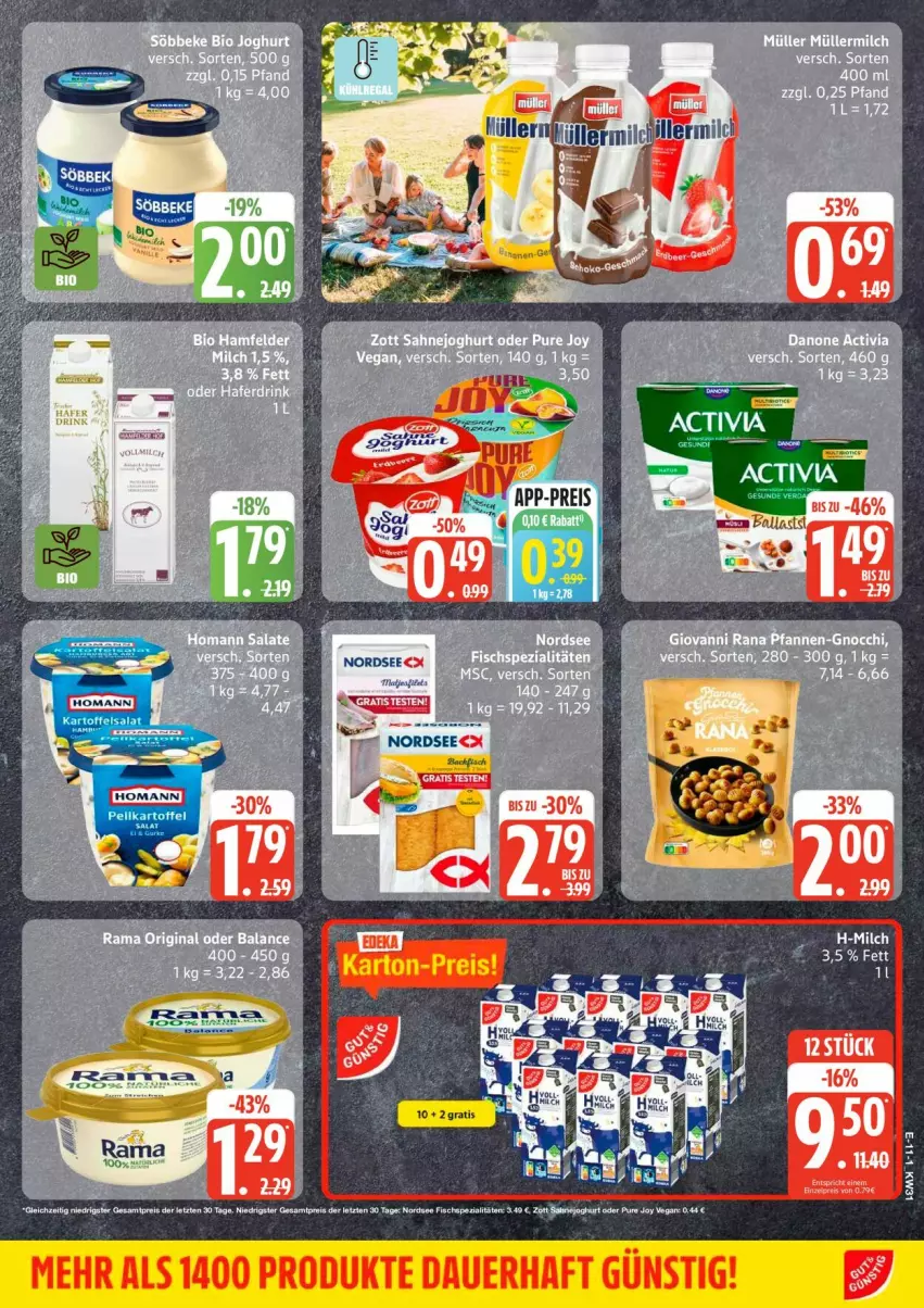 Aktueller Prospekt Edeka - Prospekte - von 27.07 bis 01.08.2026 - strona 12 - produkty: auer, backfisch, eis, elle, fisch, Fischspezialitäten, Nordsee, reis, Spezi, Ti, ZTE