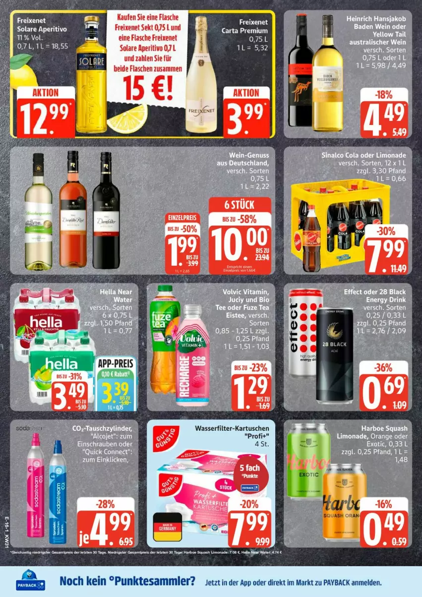 Aktueller Prospekt Edeka - Prospekte - von 27.07 bis 01.08.2026 - strona 18 - produkty: flasche, freixenet, lack, payback, sekt, tesa, Ti, wasser, wasserfilter