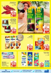 Gazetka promocyjna Edeka - Prospekte - Gazetka - ważna od 01.08 do 01.08.2026 - strona 3 - produkty: agrarfrost, alpro, coupon, coupons, Crazy Frites, creme, drink, eis, eistee, erde, Griddies, grütze, hama, Happy Day, mandel, milch, milchreis, nuss, Nussdrink, Odol, odol med, odol med3, paprika, paprika rot, payback, pfanne, Pfanner, pudding, reis, saft, Spitzpaprika, ssd, tee, zahncreme, ZTE, Zum Dorfkrug