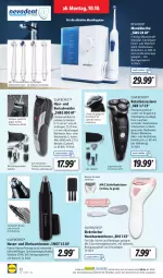Gazetka promocyjna Lidl - Aktionsprospekt - Gazetka - ważna od 15.10 do 15.10.2022 - strona 14 - produkty: akku, bartschneider, batterie, batterien, bürste, dusche, edelstahl, eis, elle, Haarentfernung, Mundhygiene, ndk, Pinsel, rasierer, Reinigung, reinigungsbürste, Ria, ring, Schal, Schale, silvercrest, Ti, Tiere, wasser, wassertank, ZTE