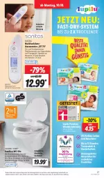 Gazetka promocyjna Lidl - Aktionsprospekt - Gazetka - ważna od 15.10 do 15.10.2022 - strona 19 - produkty: angebot, auto, batterie, batterien, decke, Deckel, dell, eimer, eis, elle, Kinder, Kindersitz, leimer, Lotion, lupilu, Mode, natur, reis, Ria, Signal, thermometer, Ti, tisch, wc-sitz, windeln, ZTE