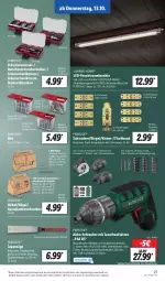 Gazetka promocyjna Lidl - Aktionsprospekt - Gazetka - ważna od 15.10 do 15.10.2022 - strona 29 - produkty: akku, angebot, Bau, Bauholz, deka, dell, eis, elle, ente, fenster, Holz, Japansäge, koffer, ladekabel, latte, Leuchte, leuchtmittel, messer, Mode, Nike, Parkside, reis, Ria, riegel, säge, schrauben, Schraubendreher, Ti, tisch, usb, wasser, ZTE