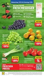 Gazetka promocyjna Lidl - Aktionsprospekt - Gazetka - ważna od 15.10 do 15.10.2022 - strona 34 - produkty: Abtei, angebot, discount, eis, elle, ente, frucht, LG, magazin, mandarine, mandarinen, obst, Obst und Gemüse, Rauch, reis, strauchtomaten, Ti, tomate, tomaten, trauben, und gemüse