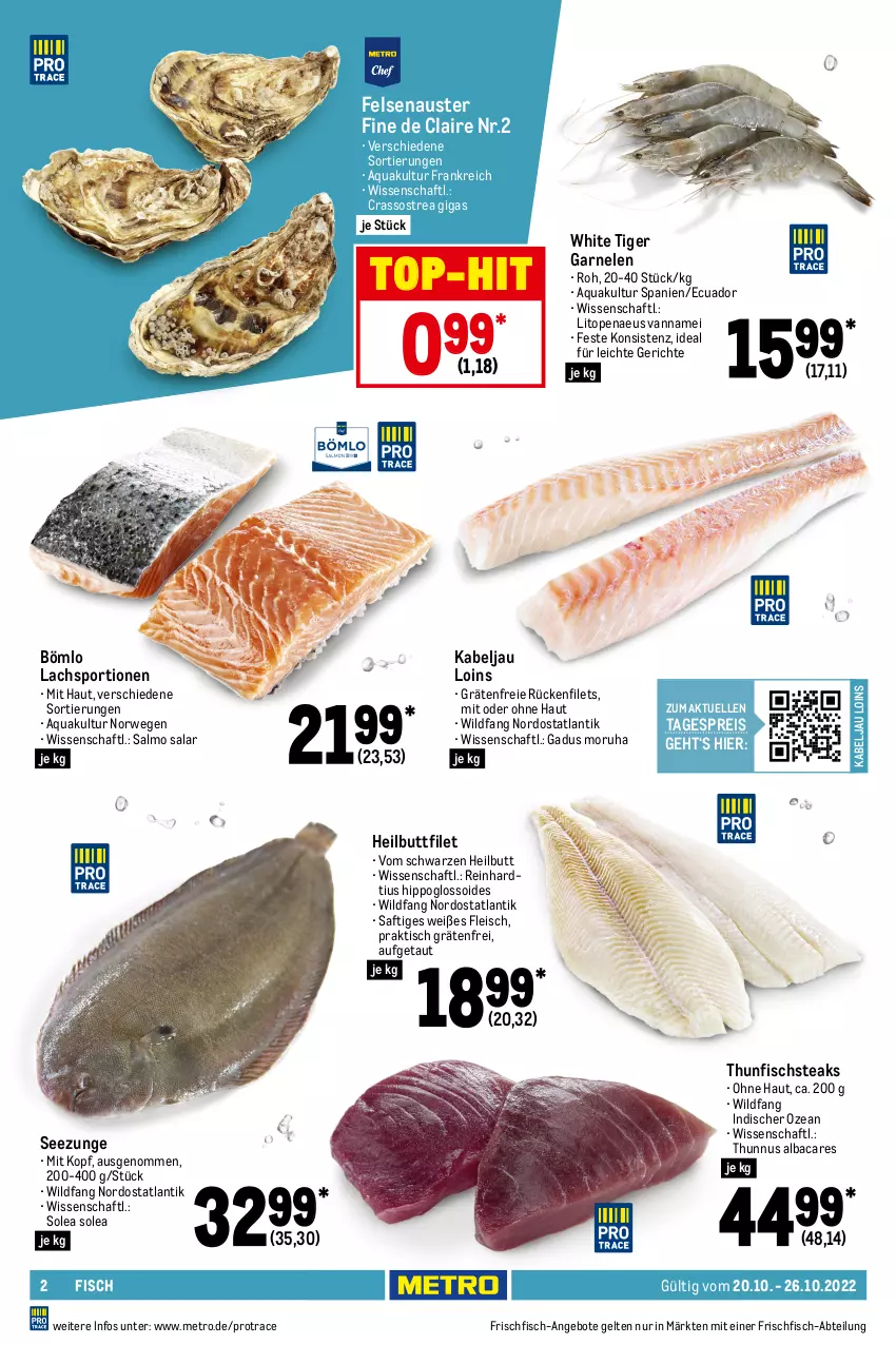 Aktueller Prospekt Metro - Food - von 20.10 bis 26.10.2022 - strona 2 - produkty: Abtei, angebot, angebote, aqua, aust, Becher, beutel, eis, elle, feinkost, filet, filets, fisch, Fischfeinkost, fischstäbchen, fleisch, forelle, frischfisch, früchte, garnelen, Heilbuttfilet, hipp, honig, Honig-Senf, lachs, meeresfrüchte, Metro, natur, Nordsee, Pangasius, Räucherlachs, reis, rel, rwe, saft, salat, Schal, Schale, schott, senf, Sport, steak, steaks, thunfisch, Ti, tisch, top-hit, Wild