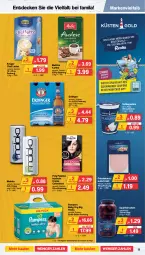 Gazetka promocyjna Famila - Prospekte - Gazetka - ważna od 02.03 do 02.03.2024 - strona 11 - produkty: auer, aufschnitt, Becher, coupon, coupons, creme, decke, eis, erdinger, Gläser, kaffee, kirsch, kirsche, kirschen, krüger, latte, melitta, Palette, pampers, pampers baby dry, reis, sahne, sauerkirschen, schlagsahne, Ti, wurst, ZTE