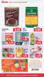 Gazetka promocyjna Famila - Prospekte - Gazetka - ważna od 02.03 do 02.03.2024 - strona 12 - produkty: auer, Ben’s Original, beutel, cerealien, coupon, coupons, eis, ente, erde, feinkost, filet, filets, fisch, flasche, gewürz, Gewürzgurke, gewürzgurken, gin, gurke, gurken, gurkensalat, heinz, hengstenberg, Kellogg‘s, Kraut, mars, mazola, natur, natura, pasta, rapsöl, Rauch, reis, rwe, salat, sauce, saucen, Sauerkraut, saupiquet, sofort-rabatt, sofortrabatt, suppe, telefon, thunfisch, Ti, uhr, wein, Weinsauerkraut, ZTE