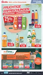 Gazetka promocyjna Famila - Prospekte - Gazetka - ważna od 02.03 do 02.03.2024 - strona 18 - produkty: aust, Cap, capri-sun, eis, elle, erfrischungsgetränk, flasche, getränk, getränke, reis, säfte, schweppes, tee, Ti, vita, volvic, wasser, ZTE
