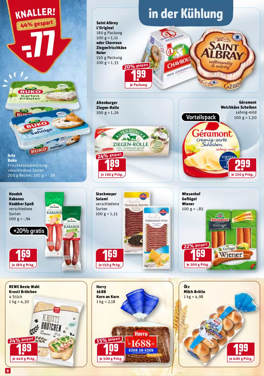 Aktueller Prospekt Rewe - Diese Woche im Angebot! - von 08.11 bis 13.11.2021 - strona 8