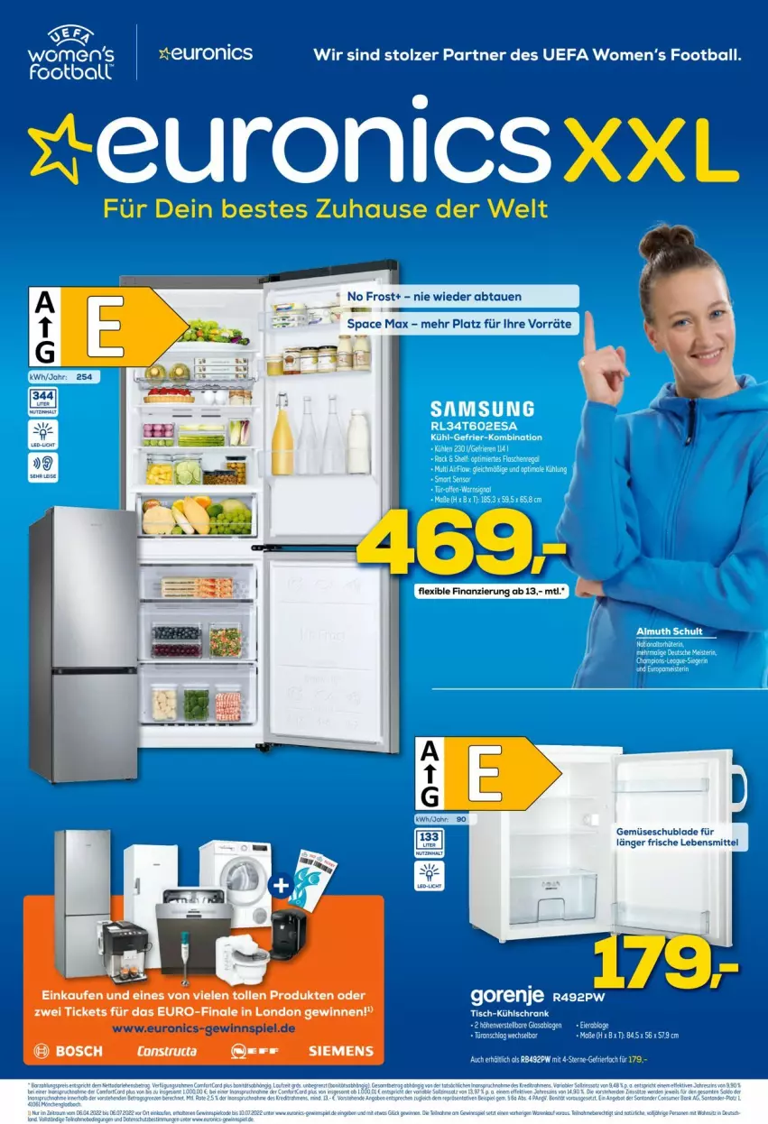 Aktueller Prospekt Euronics - Prospekte - von 08.06 bis 15.06.2022 - strona 1 - produkty: bosch, Constructa, lebensmittel, Ti