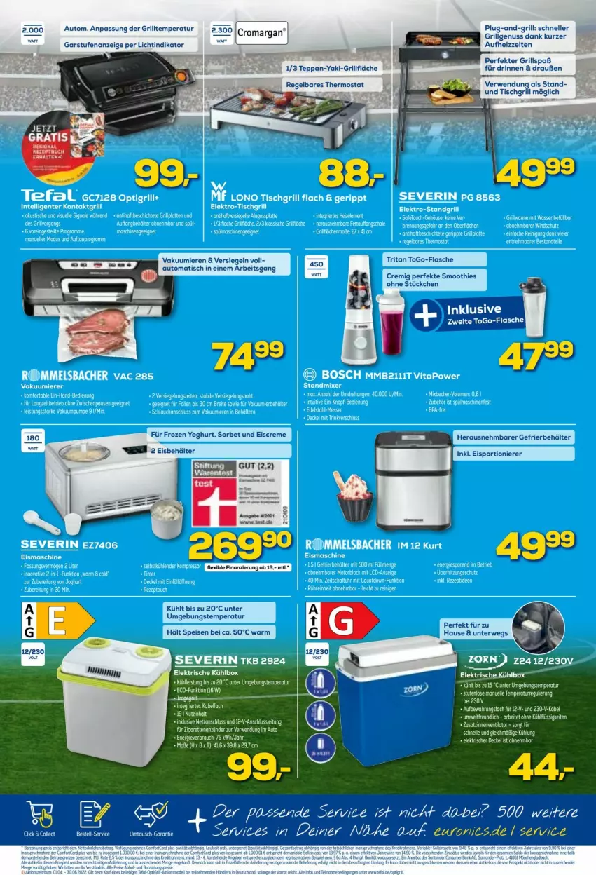 Aktueller Prospekt Euronics - Prospekte - von 08.06 bis 15.06.2022 - strona 5 - produkty: auto, Behälter, creme, eis, eiscreme, Eisportionierer, elle, flasche, grill, grillfläche, LG, nuss, rwe, smoothie, smoothies, Sorbet, Sport, tee, thermostat, Ti, tisch, Yo, yoghurt