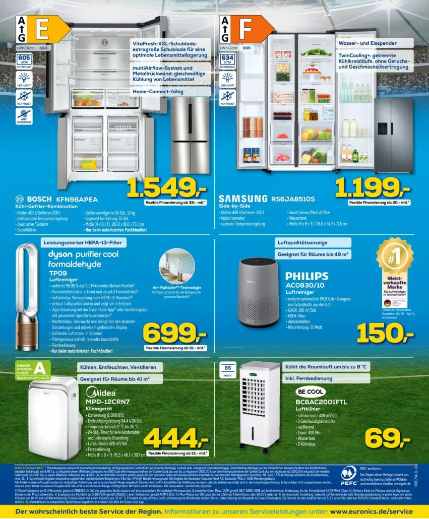 Aktueller Prospekt Euronics - Prospekte - von 08.06 bis 15.06.2022 - strona 6 - produkty: eis, fernbedienung, lebensmittel, mac, reis, spee, Ti, vita, vitafresh, wasser