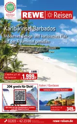Gazetka promocyjna Rewe Reisen - Reiseprospekt - Gazetka - ważna od 30.06 do 30.06.2023 - strona 1 - produkty: Bad, bestpreis, buch, eis, Handy, kamera, Mode, reis, Ti, uhr