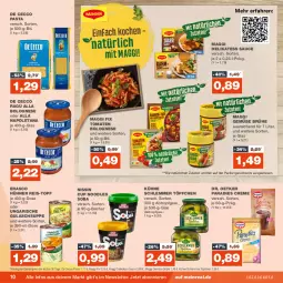 Gazetka promocyjna Real - Gazetka - ważna od 07.10 do 07.10.2023 - strona 10 - produkty: Becher, bolognese, Brühe, creme, De Cecco, delikatess sauce, Dr. Oetker, ecco, eis, erasco, gulasch, Gulaschsuppe, hühner, Kühne, maggi, maggi fix, Nissin, Paradies Creme, pasta, reis, sauce, suppe, tomate, tomaten, topf, Töpfchen, ZTE