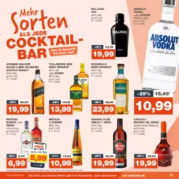 Gazetka promocyjna Real - Gazetka - ważna od 07.10 do 07.10.2023 - strona 13 - produkty: Absolut Vodka, arlo, black label, blended scotch, blended scotch whisky, Bulldog, eis, gin, Havana Club, irish whiskey, johnnie walker, lack, martini, Metaxa, reis, scotch, scotch whisky, Ti, tullamore, tullamore dew, vodka, whiskey, whisky, ZTE