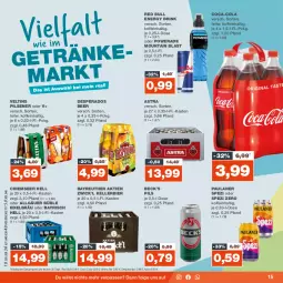 Gazetka promocyjna Real - Gazetka - ważna od 07.10 do 07.10.2023 - strona 15 - produkty: Astra, bier, coca-cola, cola, desperados, drink, eis, elle, energy drink, kellerbier, LG, Paula, paulaner, pils, pilsener, red bull, reis, Spezi, Ti, veltins, veltins pilsener, WICK, ZTE