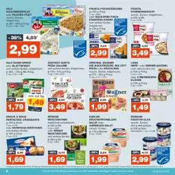 Gazetka promocyjna Real - Gazetka - ważna od 07.10 do 07.10.2023 - strona 8 - produkty: backofen, backofen fisch, Becher, bismarck, blattspinat, brötchen, Croissant, croissants, eis, elle, filegro, filet, fisch, fische, Fischer, fischstäbchen, forelle, frosta, gabel, garnelen, gin, Hefe, hering, homann, iglo, Knödel, maultaschen, nadler, oder piccolinis, Ofen, original wagner, pfanne, pfannen, piccolinis, pizza, pizza salame, rahm-spinat, reis, rel, ring, salat, Schere, schlemmerfilet, Semmel, Semmelknödel, spinat, Tasche, taschen, Ti, wagner, ZTE