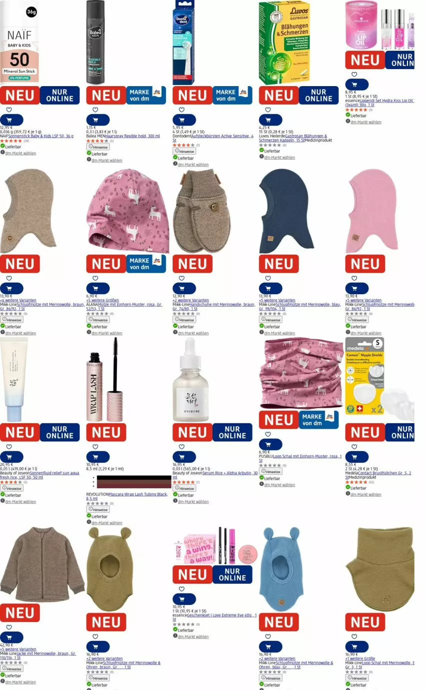 Aktueller Prospekt Dm Drogerie - Prospekte - von 18.08 bis 27.08.2025 - strona 21 - produkty: aqua, braun, bürste, bürsten, eis, erde, geschenkset, haarspray, handschuhe, hipp, LG, medizinprodukt, Mütze, rel, rum, Schal, Schlupfmütze, schuhe, Serum, Ti, uhr, usb, wolle