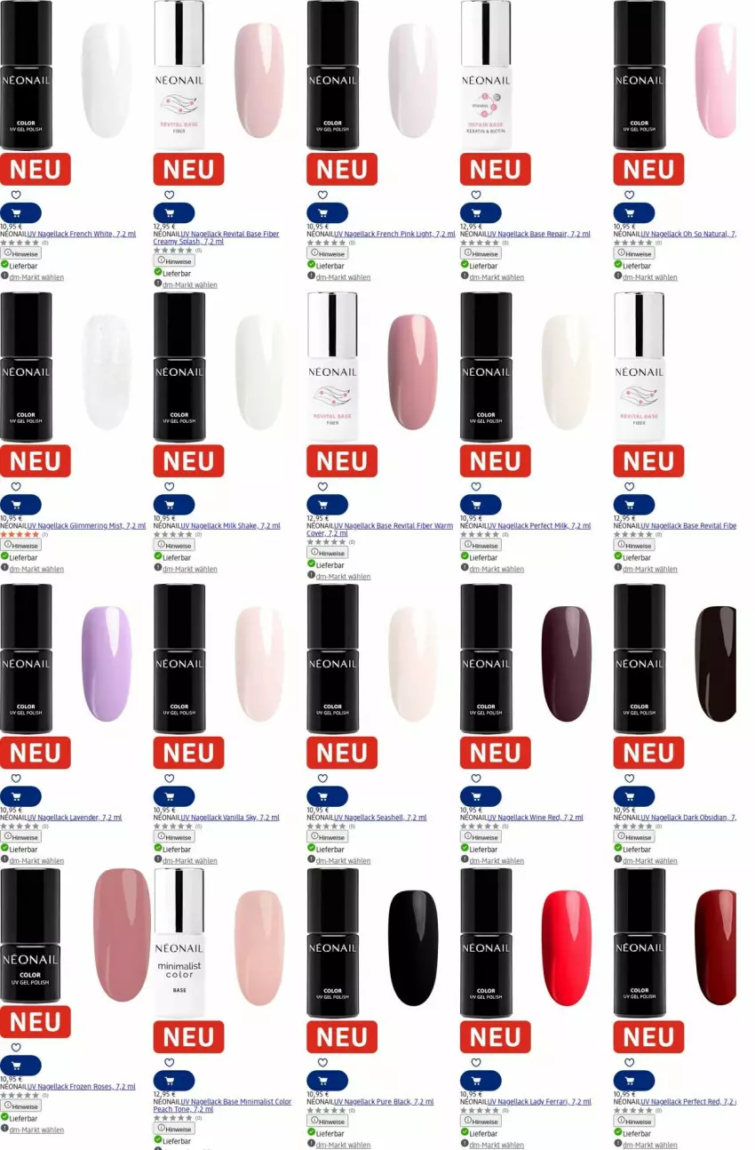 Aktueller Prospekt Dm Drogerie - Prospekte - von 18.08 bis 27.08.2025 - strona 24 - produkty: eis, lack, Nagellack, natur, natura, Revital, ring, shake, tee, vita
