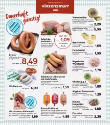 Gazetka promocyjna Aez - Prospekte - Gazetka - ważna od 21.09 do 21.09.2024 - strona 4 - produkty: apfel, appenzeller, auer, aufschnitt, Bau, Bauer, Becher, brie, buch, burger, eier, eiersalat, eis, elle, emmentaler, Feigen, fleisch, fleischsalat, frischkäse, frucht, geback, gewürz, gin, grill, hartkäse, hofgut, Holz, ilag, kabanos, Käse, kräuter, kräutern, Krustenschinken, leberkäs, leberwurst, leine, LG, lyoner, mac, marinade, matjes, Mett, mettwurst, milch, mit zwiebeln, natur, nuss, obazda, Rauch, regensburger, ring, salat, sauce, schinken, schnittlauch, senf, Spezi, spitzenqualität, Ti, torte, weichkäse, wurst, Yo, zwiebel, zwiebelmettwurst, zwiebeln