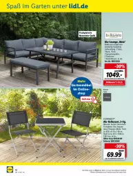 Gazetka promocyjna Lidl - Aktuelle Onlineshop-Highlights - Gazetka - ważna od 31.03 do 31.03.2022 - strona 10 - produkty: Balkonset, Bank, florabest, Garten, gartenmöbel, HP, kissen, latte, LG, möbel, natur, naturstein, ndk, Ria, Rückenkissen, rum, sitzkissen, Sofa, stuhl, Ti, tisch, tischplatte, ZTE