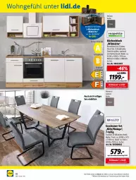 Gazetka promocyjna Lidl - Aktuelle Onlineshop-Highlights - Gazetka - ważna od 31.03 do 31.03.2022 - strona 18 - produkty: Bau, braun, einbauherd, einbauherd-set, esstisch, Esszimmer, geschirr, geschirrspüler, küche, Küchen, küchenblock, kühlschrank, ndk, respekta, rum, schräghaube, Schrank, Spektrum, stuhl, Ti, tisch, Wild, wildeiche, ZTE