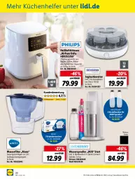 Gazetka promocyjna Lidl - Aktuelle Onlineshop-Highlights - Gazetka - ważna od 31.03 do 31.03.2022 - strona 20 - produkty: Airfryer, braten, brita, flasche, fritteuse, Gläser, glasflasche, grill, Heißluftfritteuse, HP, joghur, joghurt, küche, Küchen, Küchenhelfer, ndk, Soda, sodastream, spülmaschinen, Ti, wasser, wasserfilter, wassersprudler