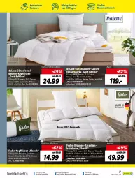Gazetka promocyjna Lidl - Aktuelle Onlineshop-Highlights - Gazetka - ważna od 31.03 do 31.03.2022 - strona 27 - produkty: auer, Bau, baumwolle, bett, decke, kissen, kopfkissen, korb, reine baumwolle, Ti, wolle