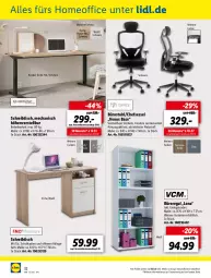 Gazetka promocyjna Lidl - Aktuelle Onlineshop-Highlights - Gazetka - ważna od 31.03 do 31.03.2022 - strona 32 - produkty: brie, chefsessel, natur, ndk, office, regal, Ria, schreibtisch, schubkasten, sessel, stuhl, Ti, tisch, venus, ZTE