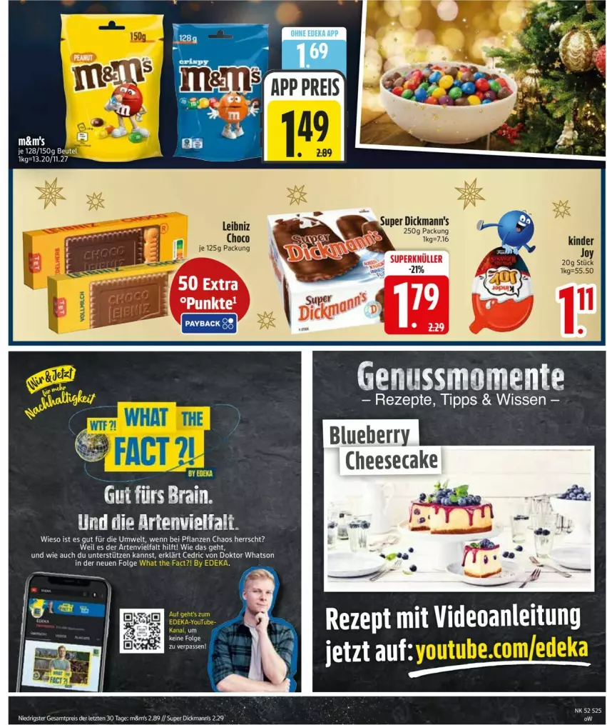 Aktueller Prospekt Edeka - Prospekte - von 22.12 bis 27.12.2025 - strona 27 - produkty: blueberry, cheesecake, deo, ente, Kinder, leibniz, LG, nuss, pflanze, pflanzen, rezept, rezepte, tee, Ti