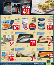Gazetka promocyjna Edeka - Prospekte - Gazetka - ważna od 27.12 do 27.12.2025 - strona 19 - produkty: aqua, beutel, bio, bismarck, braten, brezel, brot, deka, eis, Elan, elle, escal, filet, filets, fisch, fleisch, forelle, garnelen, hering, homann, küche, Küchen, lachs, lack, marinade, matjes, Matjesfilet, matjesfilets, Nordsee, rel, Ria, ring, Ti, trolli, Wild